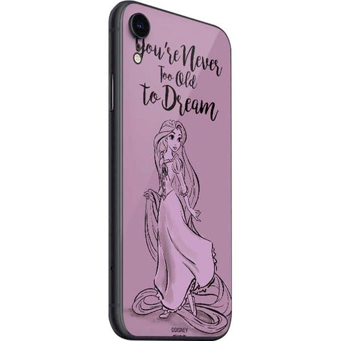 Disney Princess Rapunzel Never Too Old To Dream Art iPhone SE (2nd & 3rd Gen) Skin