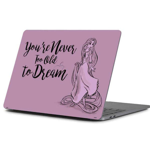 Disney Princess Rapunzel Never Too Old To Dream Art Apple MacBook Pro 13-inch Skin