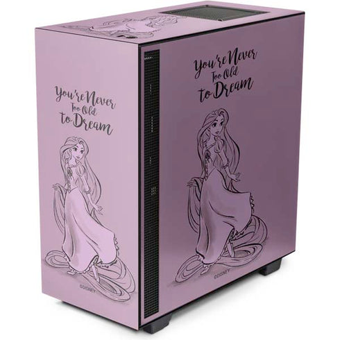 Disney Princess Rapunzel Never Too Old To Dream Art NZXT H510 Compact ATX Mid-Tower Case Skin