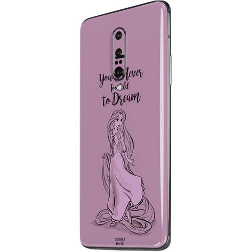 Disney Princess Rapunzel Never Too Old To Dream Art OnePlus 7 Pro Skin