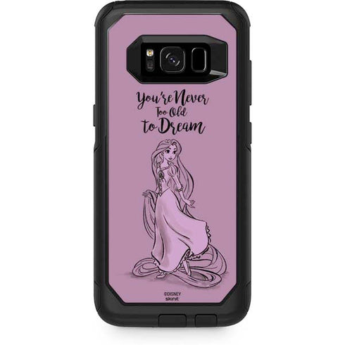 Disney Princess Rapunzel Never Too Old To Dream Art Otterbox Commuter Galaxy Skin