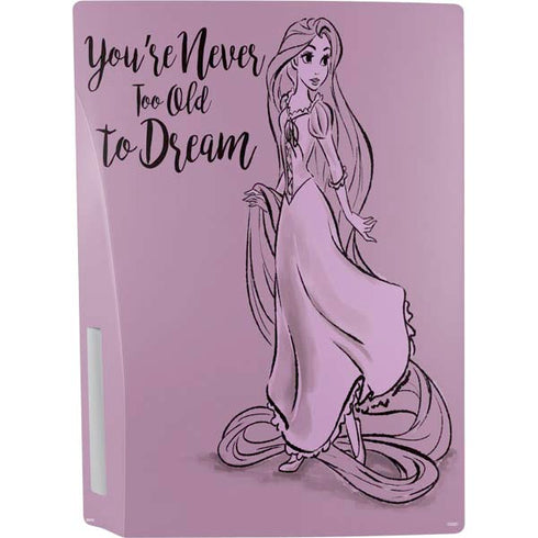 Disney Princess Rapunzel Never Too Old To Dream Art PS5 Bundle Skin