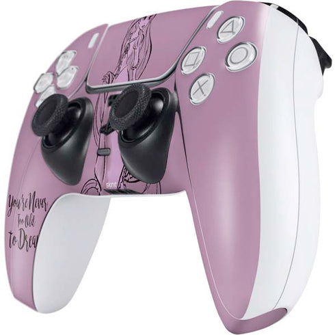 Disney Princess Rapunzel Never Too Old To Dream Art PS5 Controller Skin