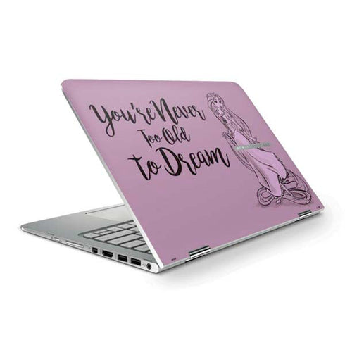 Disney Princess Rapunzel Never Too Old To Dream Art HP Spectre Skin