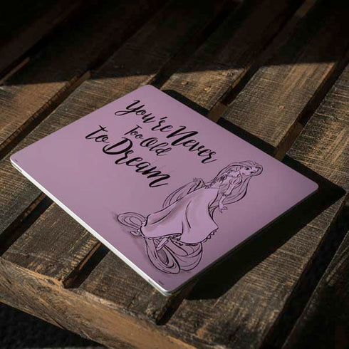 Disney Princess Rapunzel Never Too Old To Dream Art Surface Laptop 3 13.5in Skin