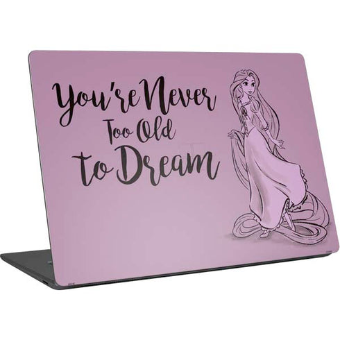 Disney Princess Rapunzel Never Too Old To Dream Art Surface Laptop 4 15in Skin