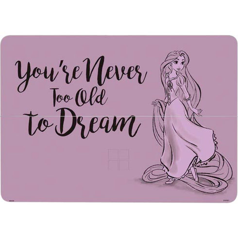 Disney Princess Rapunzel Never Too Old To Dream Art Surface Laptop Studio Skin