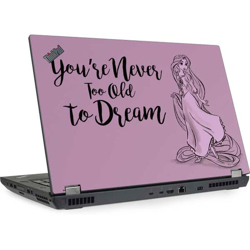 Disney Princess Rapunzel Never Too Old To Dream Art Lenovo ThinkPad Skin