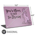 Disney Princess Rapunzel Never Too Old To Dream Art Universal Laptop 12in (9.8 x 6.8in) Skin