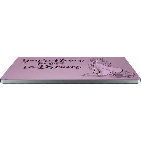 Disney Princess Rapunzel Never Too Old To Dream Art Universal Laptop 17in (13.8 x 10in) Skin
