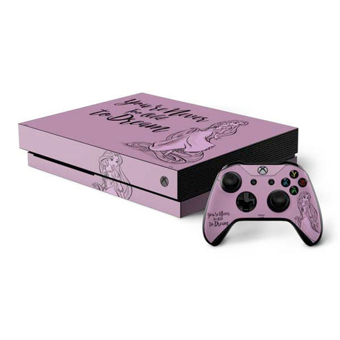 Disney Princess Rapunzel Never Too Old To Dream Art Xbox One X Bundle Skin