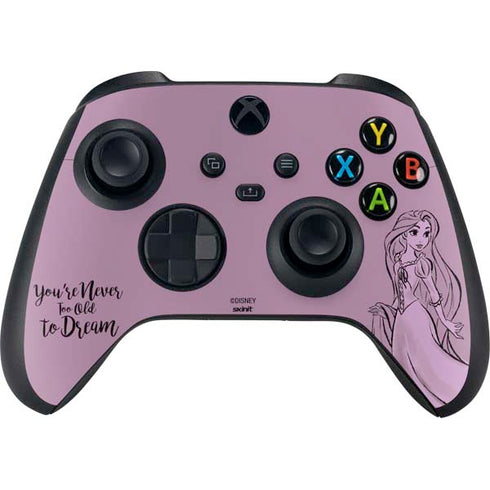 Disney Princess Rapunzel Never Too Old To Dream Art Xbox Series X Controller Skin