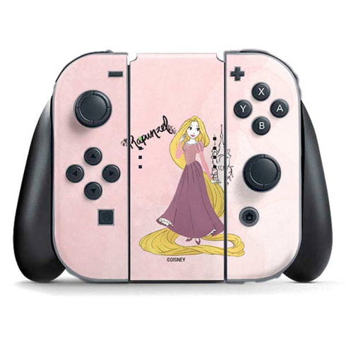 Disney Princess Rapunzel Art Nintendo Switch (2017-2021) Joy-Con Controller Skin