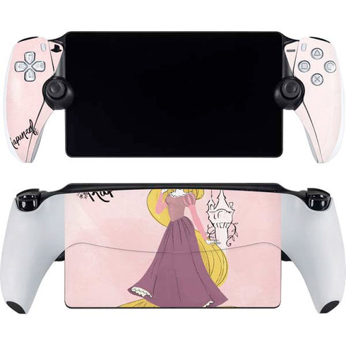 Disney Princess Rapunzel Art PlayStation Portal Remote Player Skin