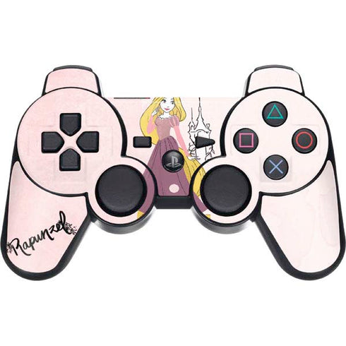 Disney Princess Rapunzel Art PS3 Dual Shock wireless controller Skin