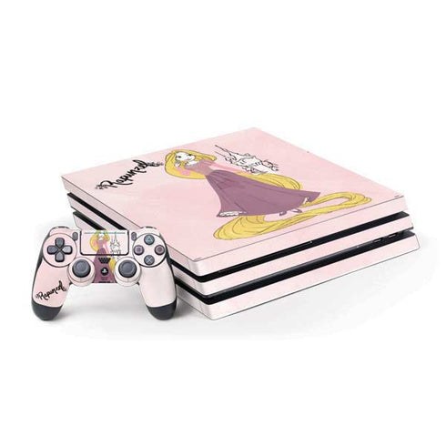 Disney Princess Rapunzel Art PS4 Pro Bundle Skin