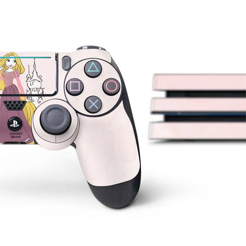 Disney Princess Rapunzel Art PS4 Pro Bundle Skin