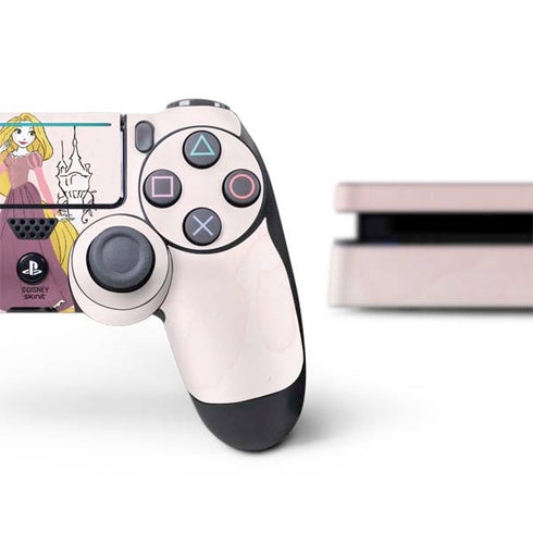 Disney Princess Rapunzel Art PS4 Slim Bundle Skin