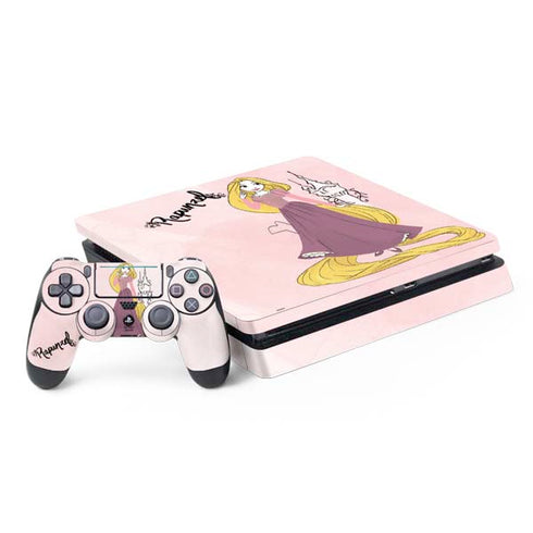 Disney Princess Rapunzel Art PS4 Slim Bundle Skin