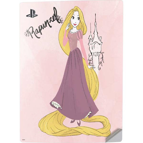 Disney Princess Rapunzel Art PS5 Digital Edition Console Skin