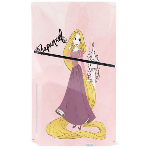 Disney Princess Rapunzel Art PS5 Slim Disk Bundle Skin