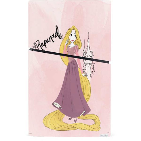 Disney Princess Rapunzel Art PS5 Slim Digital Edition Bundle Skin