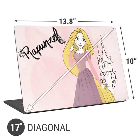 Disney Princess Rapunzel Art Universal Laptop 17in (13.8 x 10in) Skin