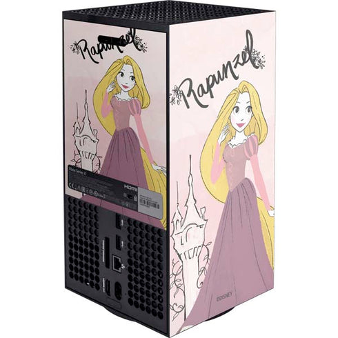 Disney Princess Rapunzel Art Xbox Series X Console Skin