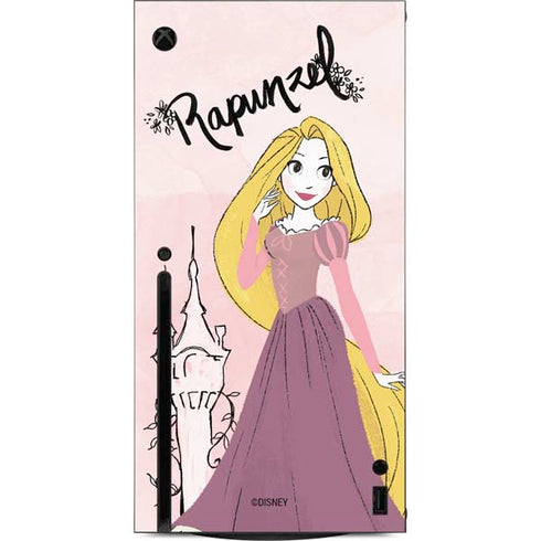 Disney Princess Rapunzel Art Xbox Series X Console Skin