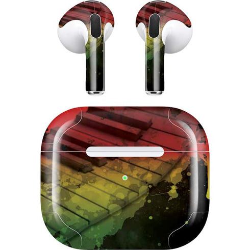 Rasta Color Keys Apple AirPods (3rd Gen 2021) Skin