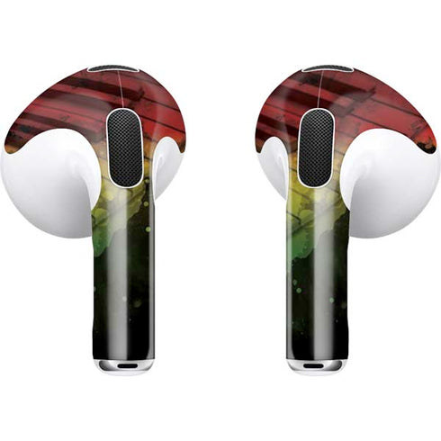 Rasta Color Keys Apple AirPods (3rd Gen 2021) Skin