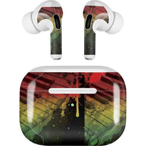 Rasta Color Keys Apple AirPods Pro Skin