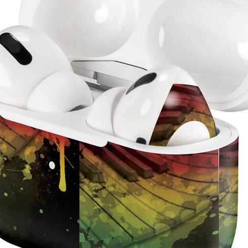 Rasta Color Keys Apple AirPods Pro Skin