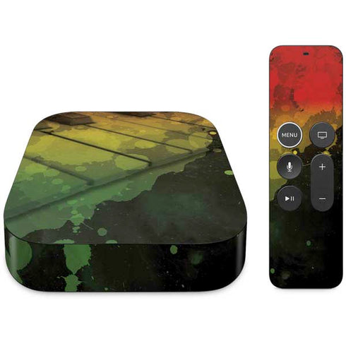 Rasta Color Keys Apple TV Skin