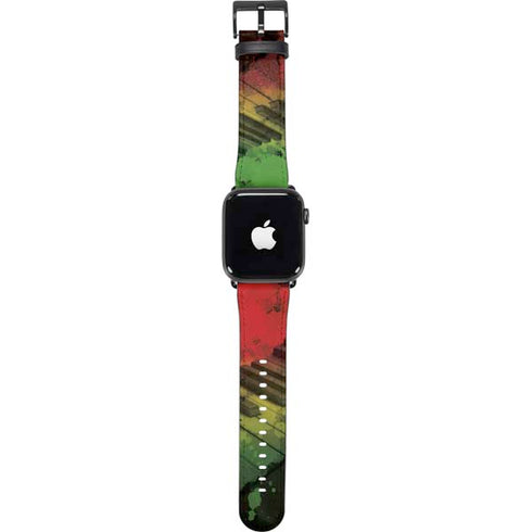 Rasta Color Keys Apple Watch Band 42-44mm