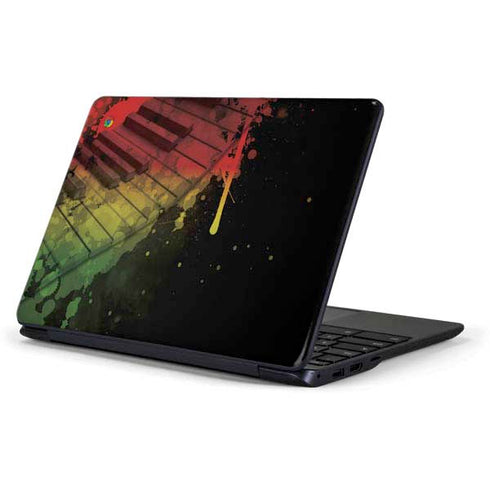 Rasta Color Keys Samsung Chromebook Skin