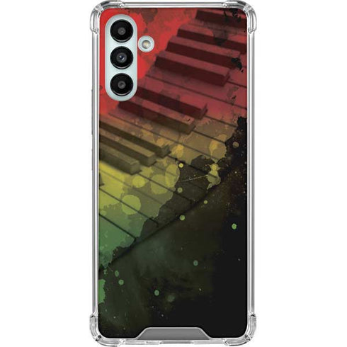 Rasta Color Keys Galaxy A13 5G Clear Case