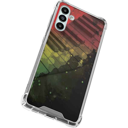 Rasta Color Keys Galaxy A13 5G Clear Case