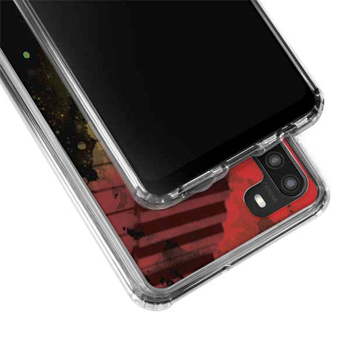 Rasta Color Keys Galaxy A21 Clear Case