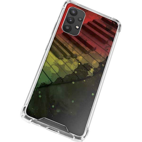 Rasta Color Keys Galaxy A32 5G Clear Case