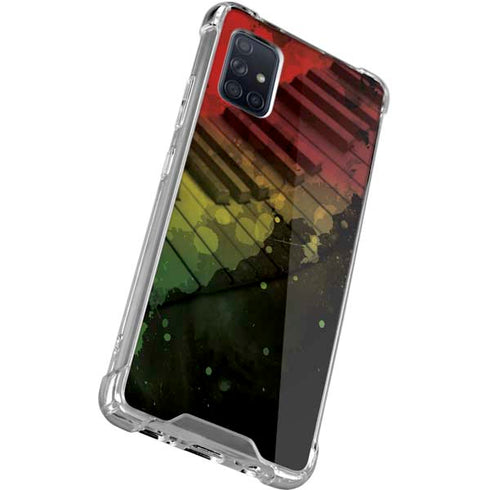 Rasta Color Keys Galaxy A51 5G Clear Case