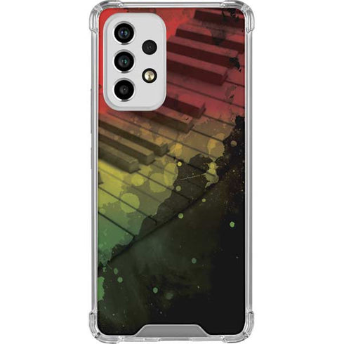 Rasta Color Keys Galaxy A53 5G Clear Case