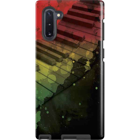 Rasta Color Keys Galaxy Note 10 Pro Case
