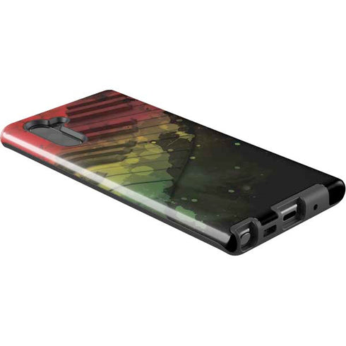 Rasta Color Keys Galaxy Note 10 Pro Case