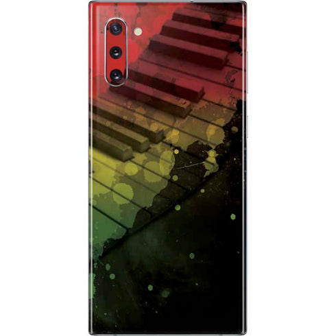 Rasta Color Keys Galaxy Note 10 Skin