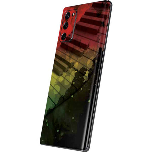 Rasta Color Keys Galaxy Note20 5G Skin