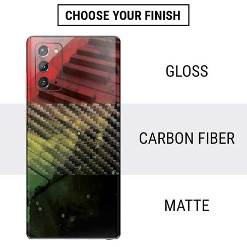 Rasta Color Keys Galaxy Note20 5G Skin