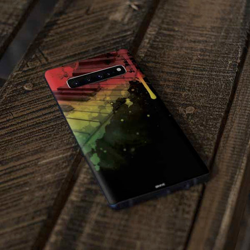 Rasta Color Keys Galaxy S10 Skin