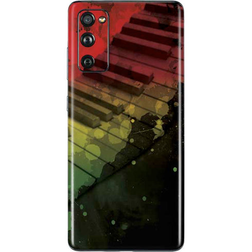 Rasta Color Keys Galaxy S20 Fan Edition Skin