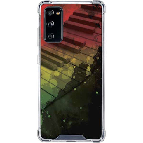 Rasta Color Keys Galaxy S20 FE Clear Case